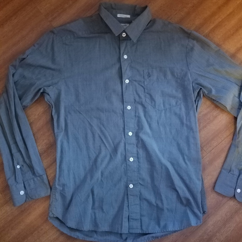 Volcom Long Sleeve Button Down Shirt